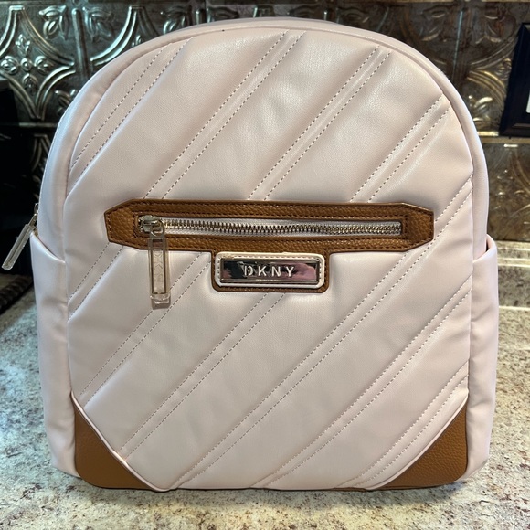 DKNY BIAS 15” Backpack Rosewater Color EUC - Picture 8 of 16